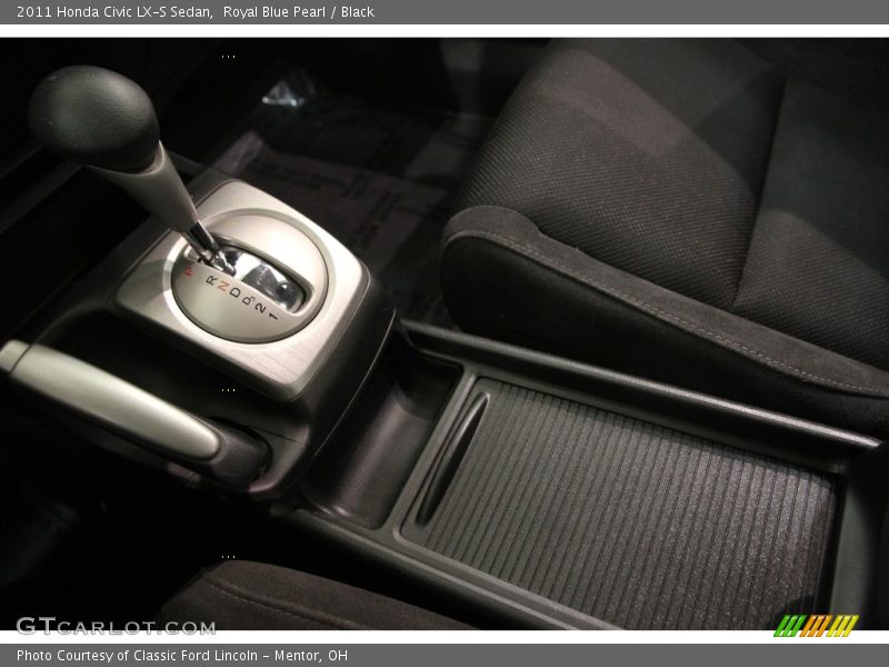 Royal Blue Pearl / Black 2011 Honda Civic LX-S Sedan