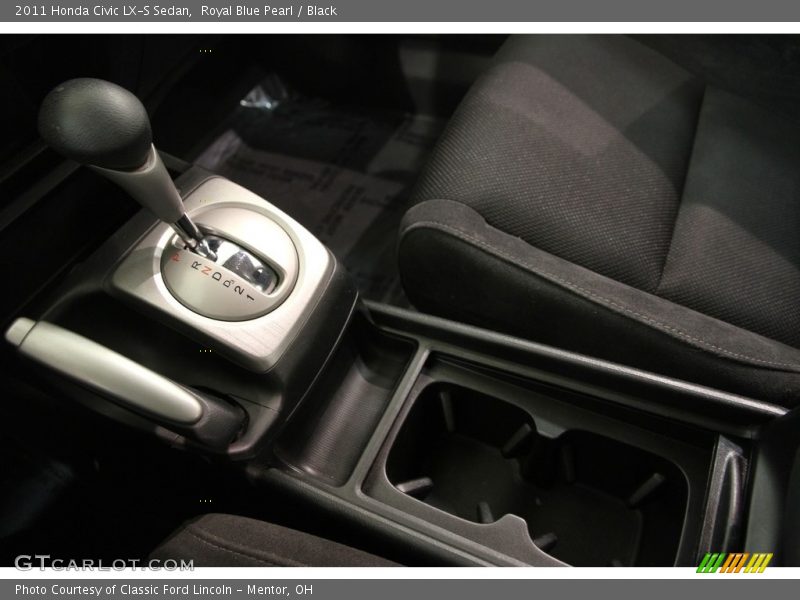 Royal Blue Pearl / Black 2011 Honda Civic LX-S Sedan