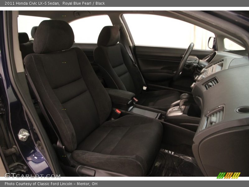 Royal Blue Pearl / Black 2011 Honda Civic LX-S Sedan