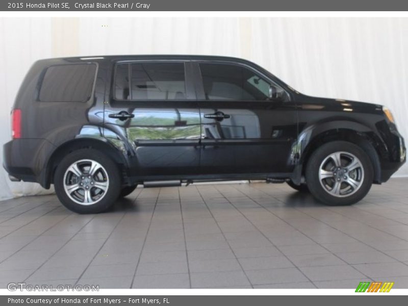 Crystal Black Pearl / Gray 2015 Honda Pilot SE