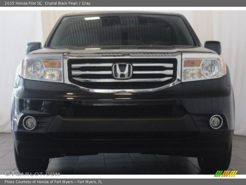 Crystal Black Pearl / Gray 2015 Honda Pilot SE