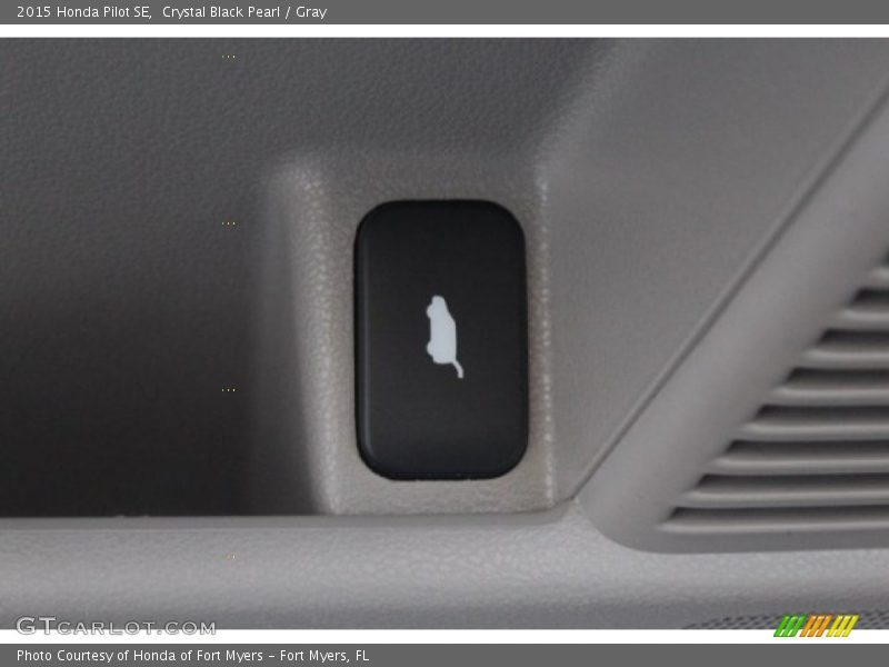 Crystal Black Pearl / Gray 2015 Honda Pilot SE