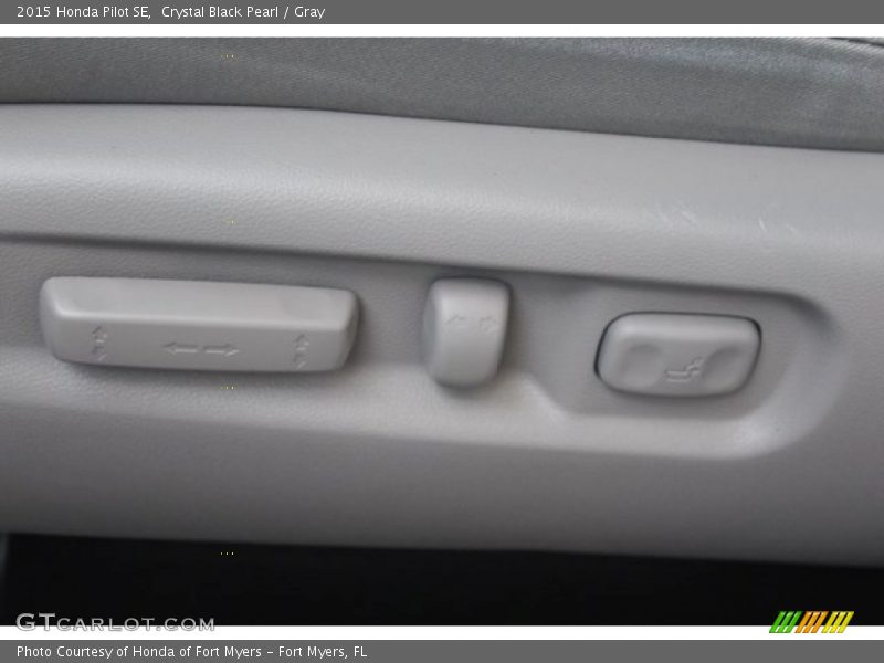Crystal Black Pearl / Gray 2015 Honda Pilot SE