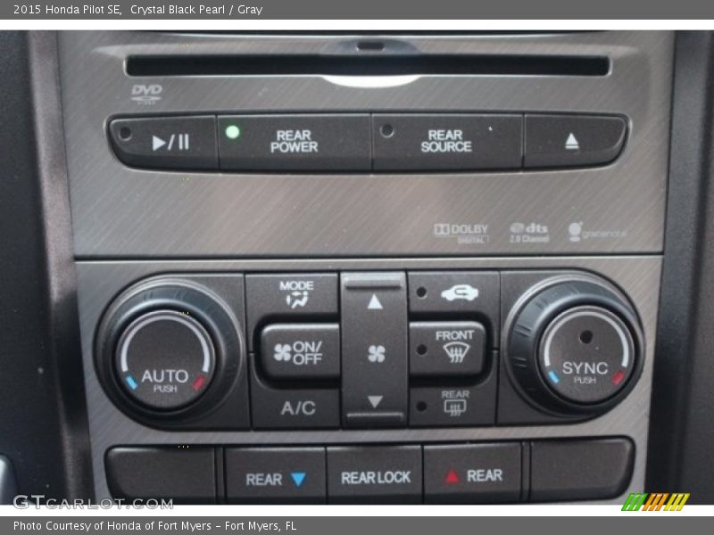 Crystal Black Pearl / Gray 2015 Honda Pilot SE