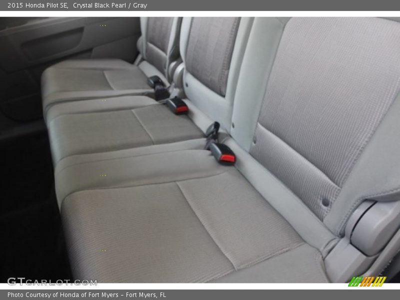Crystal Black Pearl / Gray 2015 Honda Pilot SE