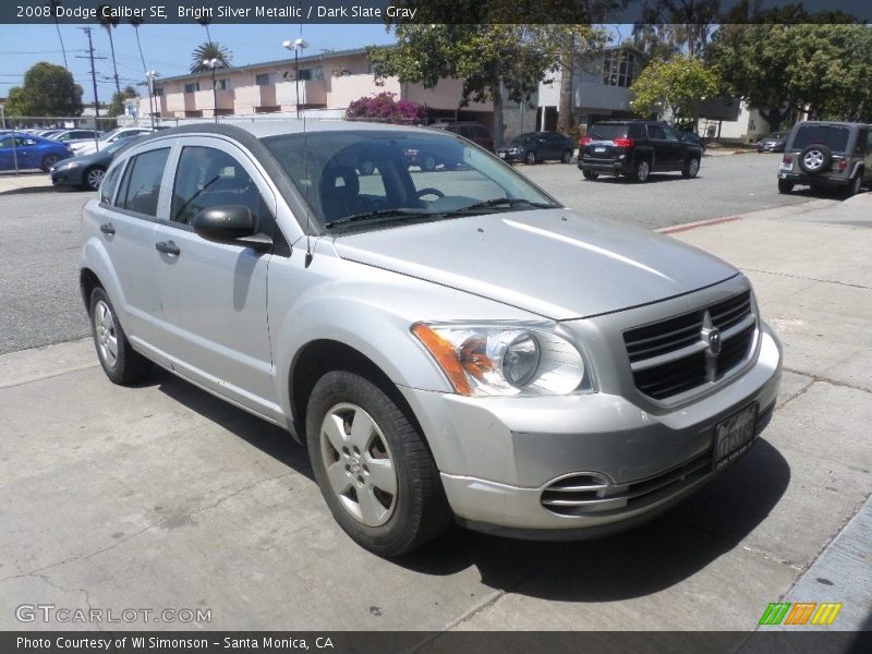 Bright Silver Metallic / Dark Slate Gray 2008 Dodge Caliber SE