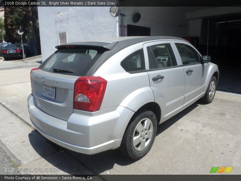Bright Silver Metallic / Dark Slate Gray 2008 Dodge Caliber SE