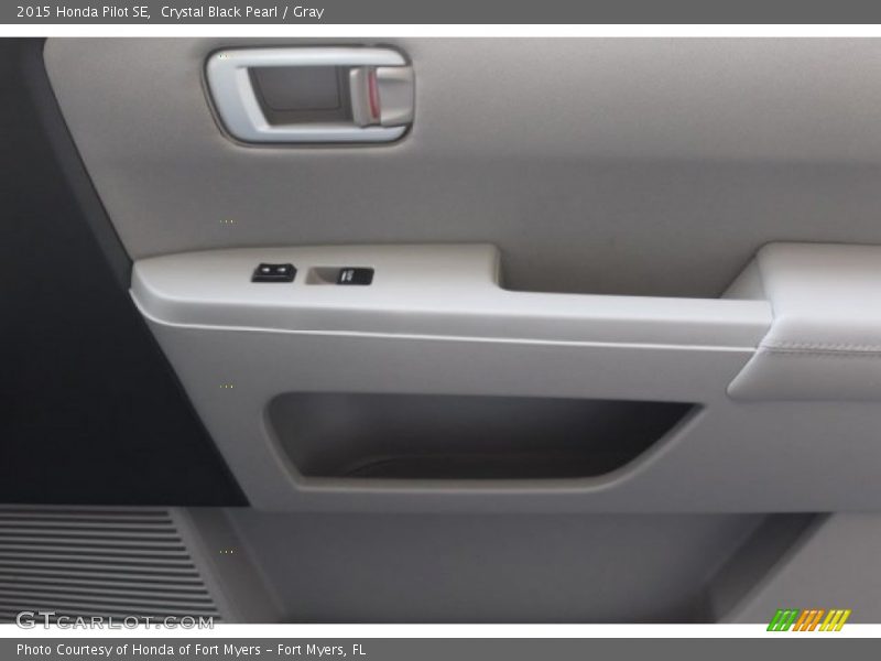 Crystal Black Pearl / Gray 2015 Honda Pilot SE