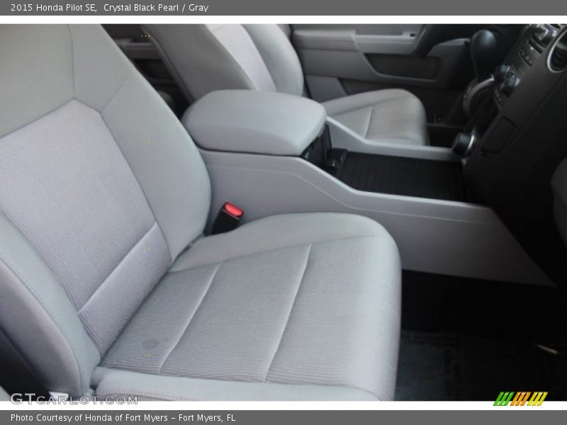 Crystal Black Pearl / Gray 2015 Honda Pilot SE