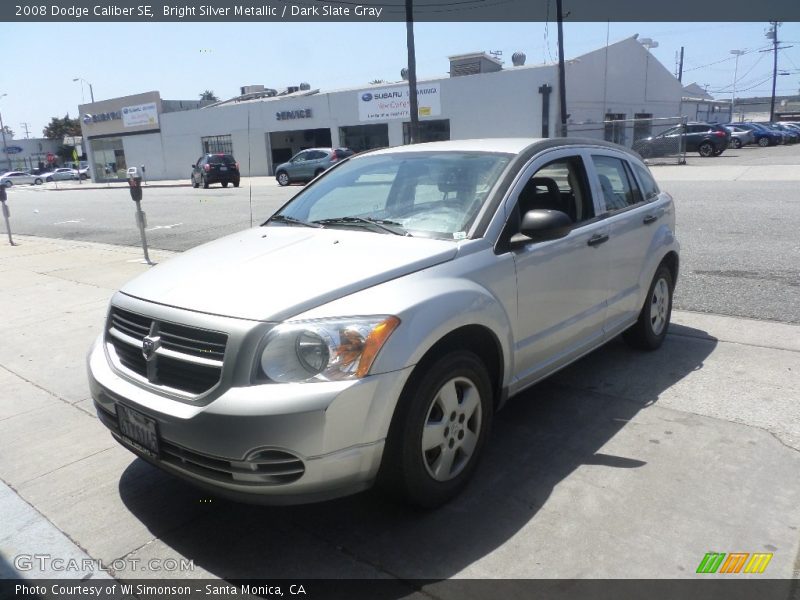 Bright Silver Metallic / Dark Slate Gray 2008 Dodge Caliber SE