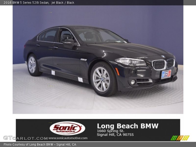 Jet Black / Black 2016 BMW 5 Series 528i Sedan