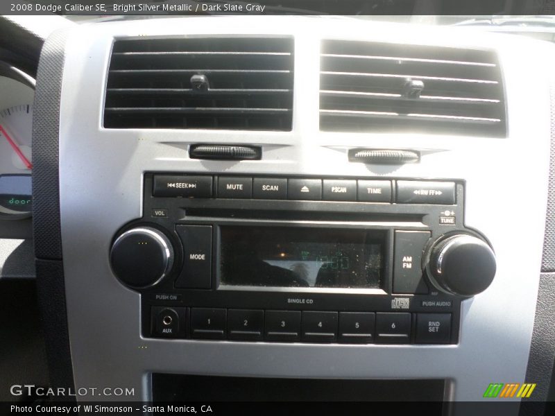 Bright Silver Metallic / Dark Slate Gray 2008 Dodge Caliber SE
