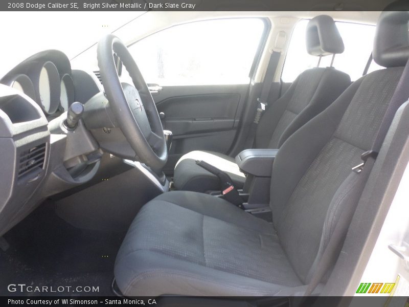 Bright Silver Metallic / Dark Slate Gray 2008 Dodge Caliber SE