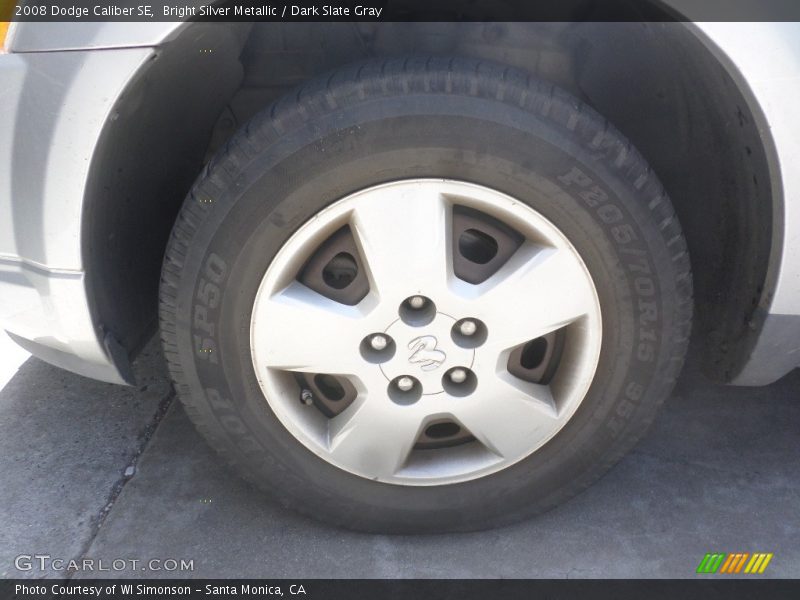 Bright Silver Metallic / Dark Slate Gray 2008 Dodge Caliber SE