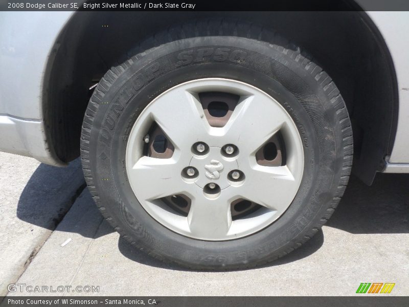 Bright Silver Metallic / Dark Slate Gray 2008 Dodge Caliber SE