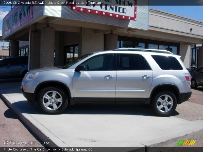 Liquid Silver Metallic / Light Titanium 2008 GMC Acadia SLE AWD