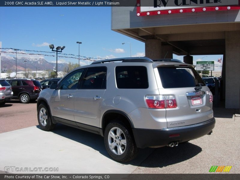 Liquid Silver Metallic / Light Titanium 2008 GMC Acadia SLE AWD