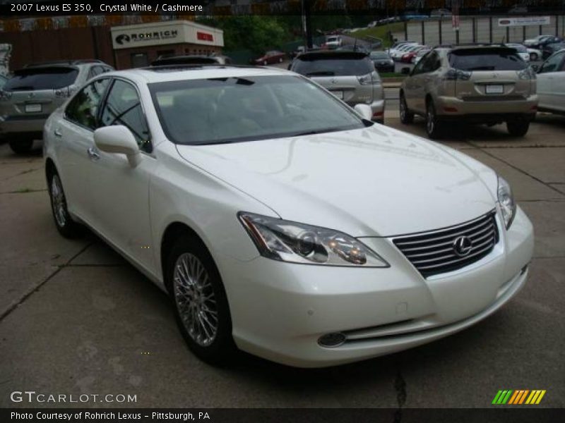 Crystal White / Cashmere 2007 Lexus ES 350