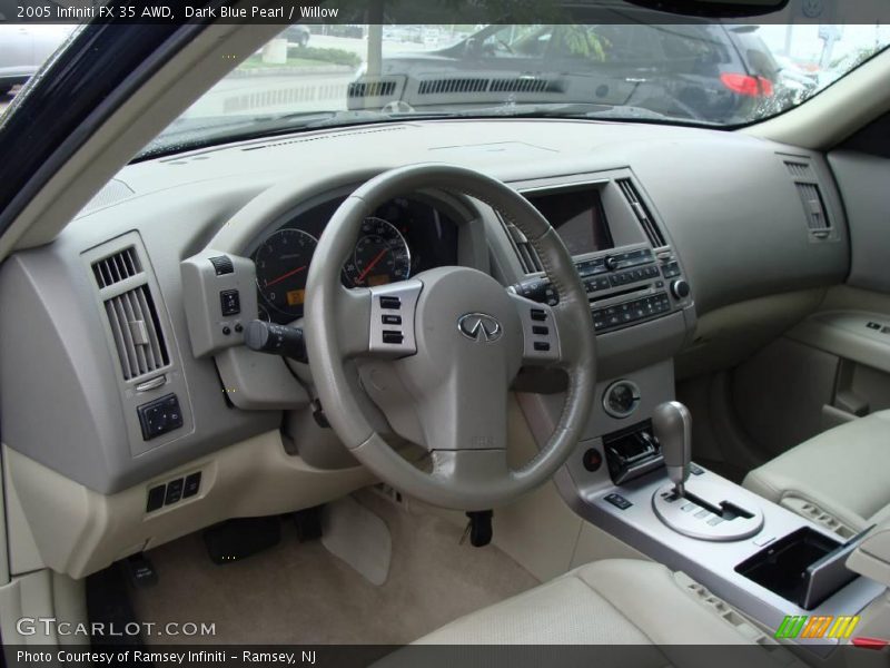 Dark Blue Pearl / Willow 2005 Infiniti FX 35 AWD