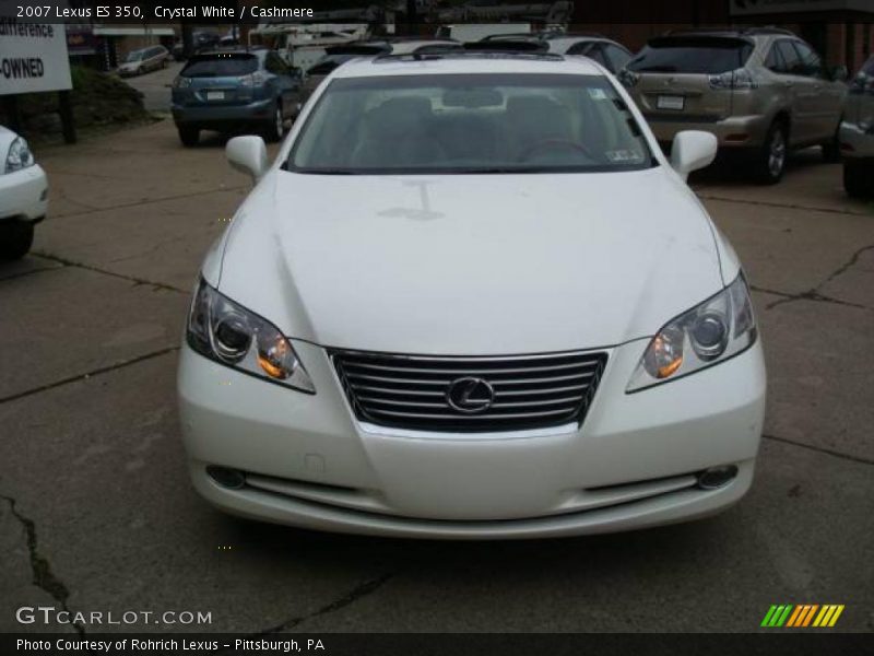 Crystal White / Cashmere 2007 Lexus ES 350