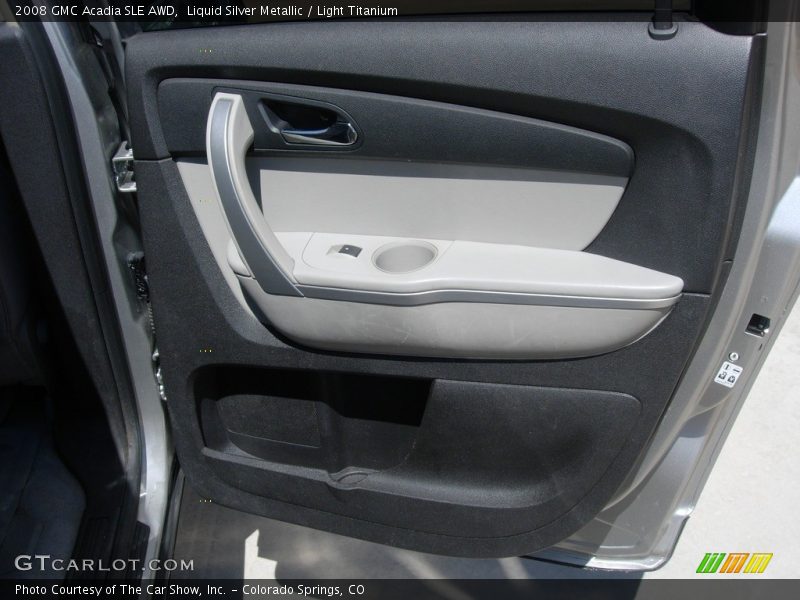 Liquid Silver Metallic / Light Titanium 2008 GMC Acadia SLE AWD