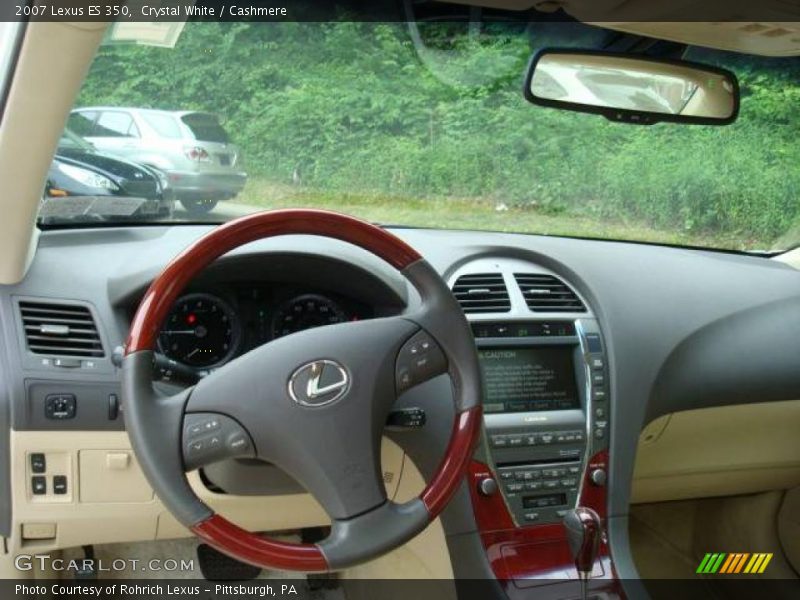 Crystal White / Cashmere 2007 Lexus ES 350