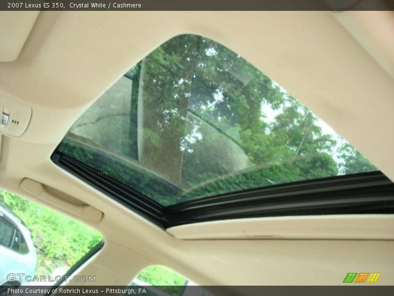Crystal White / Cashmere 2007 Lexus ES 350