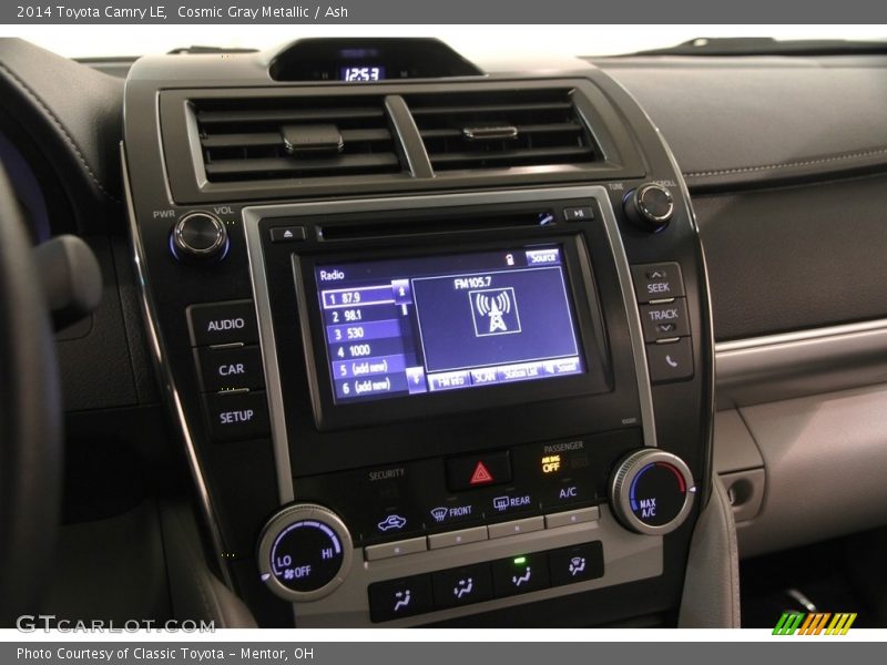 Cosmic Gray Metallic / Ash 2014 Toyota Camry LE