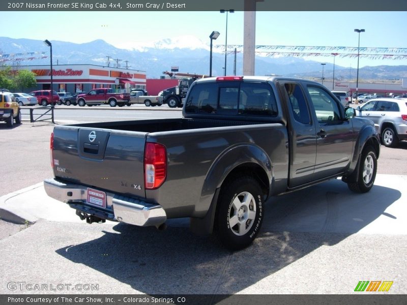 Storm Gray / Desert 2007 Nissan Frontier SE King Cab 4x4