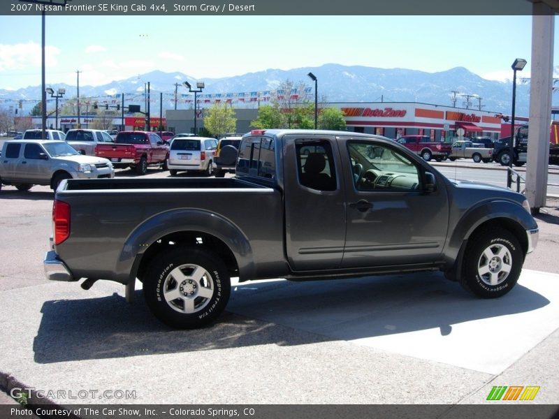 Storm Gray / Desert 2007 Nissan Frontier SE King Cab 4x4