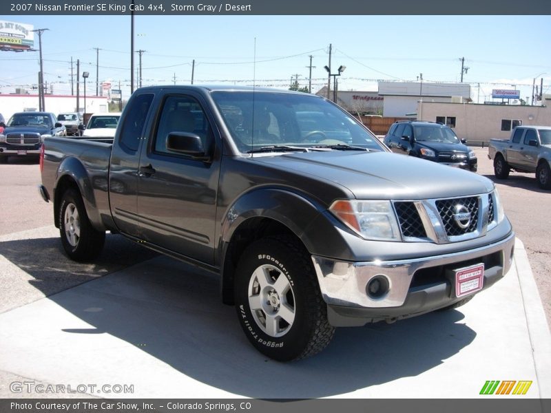 Storm Gray / Desert 2007 Nissan Frontier SE King Cab 4x4