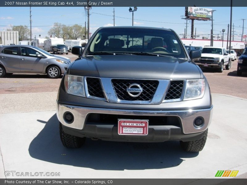 Storm Gray / Desert 2007 Nissan Frontier SE King Cab 4x4