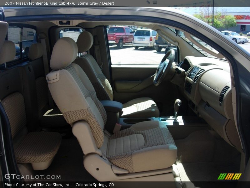 Storm Gray / Desert 2007 Nissan Frontier SE King Cab 4x4