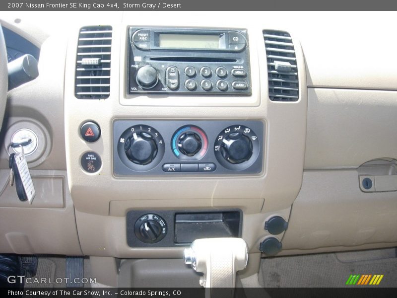Storm Gray / Desert 2007 Nissan Frontier SE King Cab 4x4