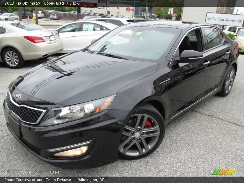 Ebony Black / Black 2013 Kia Optima SX