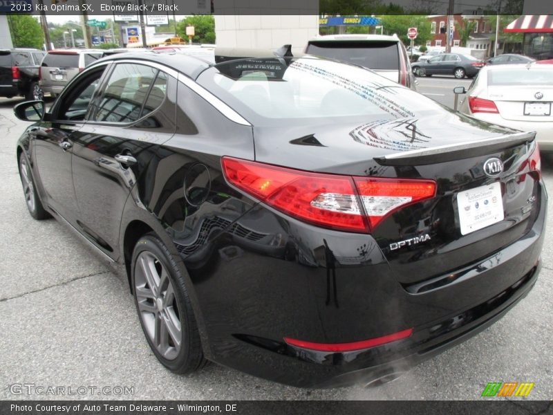 Ebony Black / Black 2013 Kia Optima SX