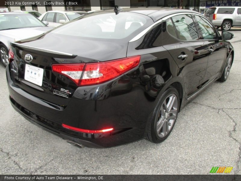 Ebony Black / Black 2013 Kia Optima SX