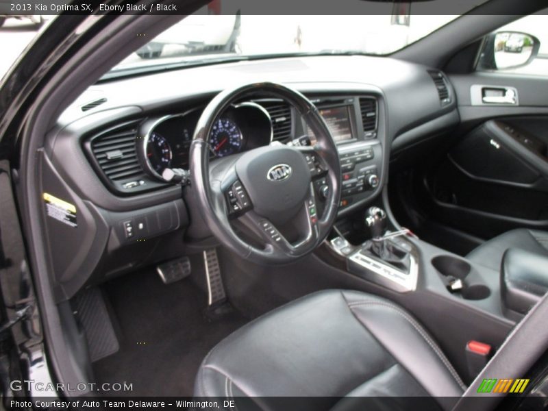 Ebony Black / Black 2013 Kia Optima SX