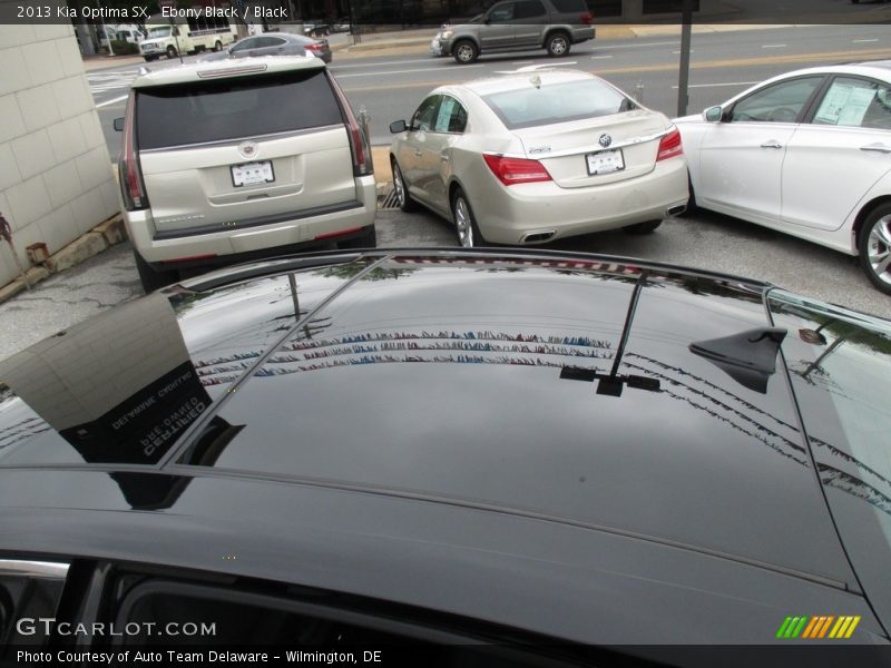 Ebony Black / Black 2013 Kia Optima SX