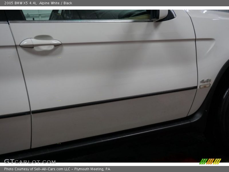 Alpine White / Black 2005 BMW X5 4.4i