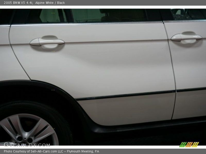 Alpine White / Black 2005 BMW X5 4.4i