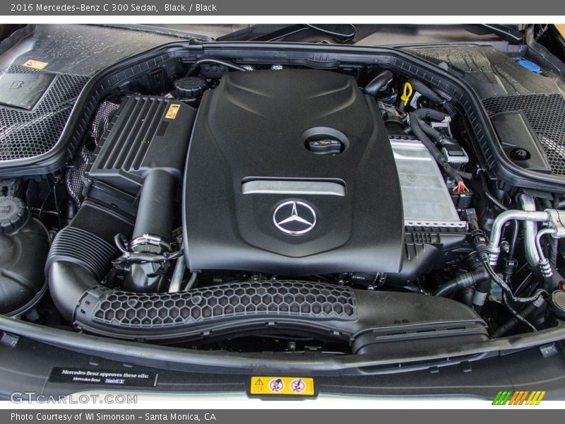 Black / Black 2016 Mercedes-Benz C 300 Sedan