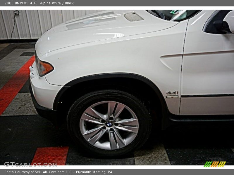 Alpine White / Black 2005 BMW X5 4.4i