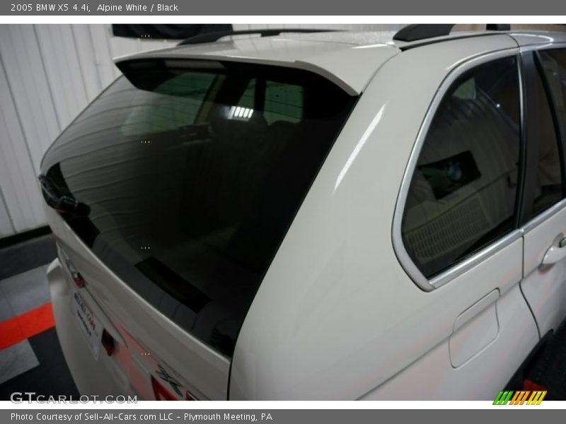 Alpine White / Black 2005 BMW X5 4.4i