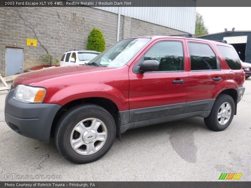 Redfire Metallic / Medium Dark Flint 2003 Ford Escape XLT V6 4WD