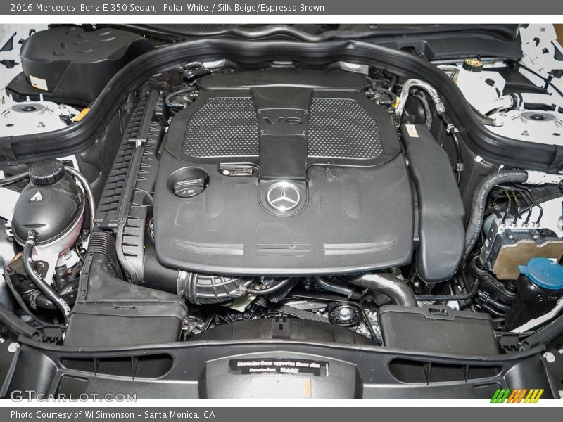 Polar White / Silk Beige/Espresso Brown 2016 Mercedes-Benz E 350 Sedan