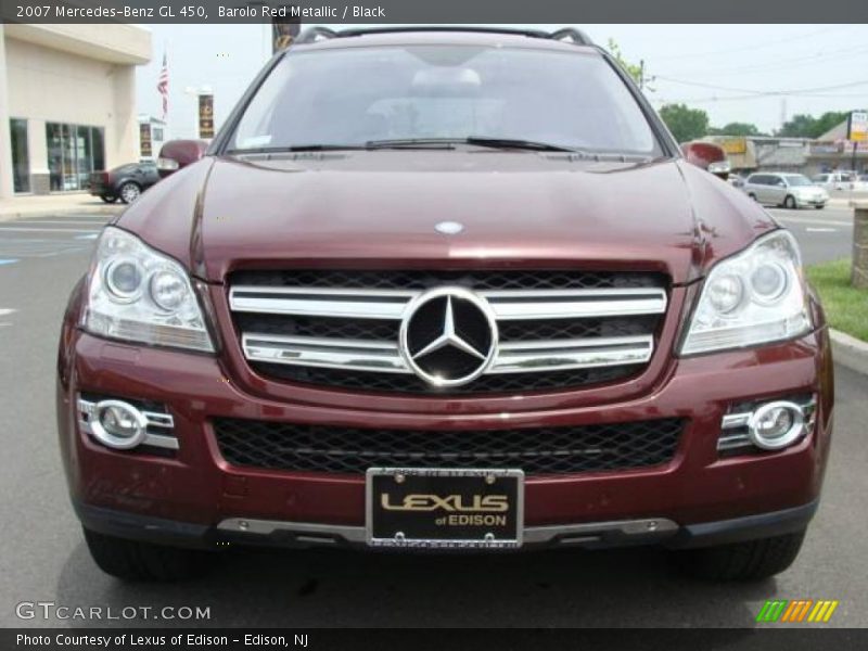 Barolo Red Metallic / Black 2007 Mercedes-Benz GL 450