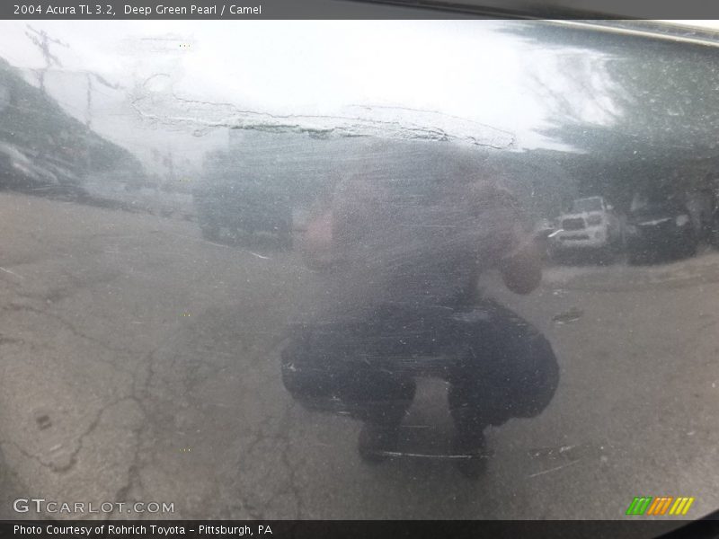 Deep Green Pearl / Camel 2004 Acura TL 3.2
