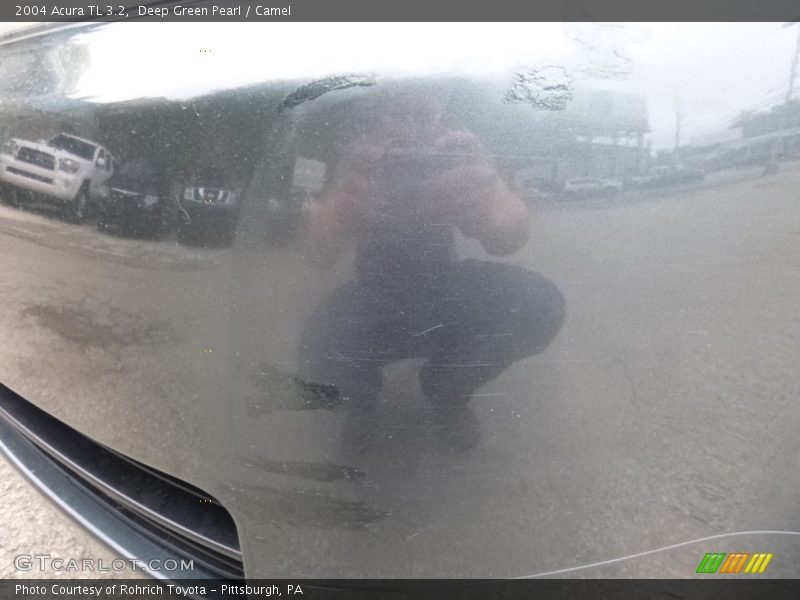 Deep Green Pearl / Camel 2004 Acura TL 3.2