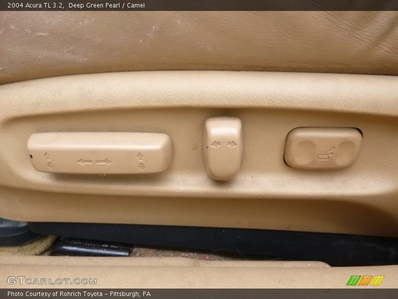 Deep Green Pearl / Camel 2004 Acura TL 3.2